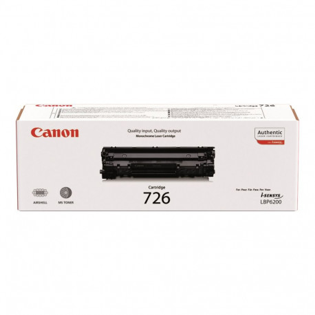 Canon CRG-726 kassett must 2.100 lehekülge LBP6200d jaoks