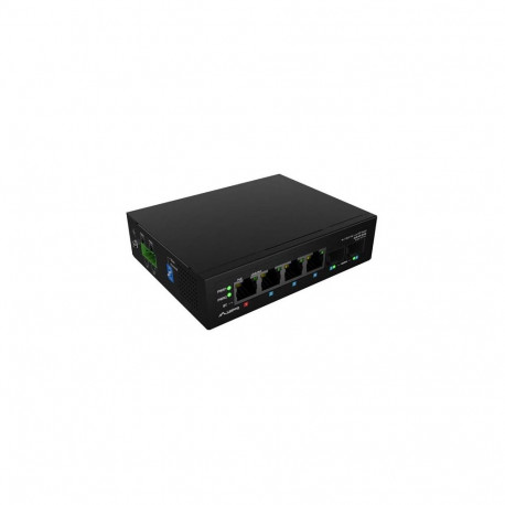 Lanberg võrgulüliti PoE 1XBT 3XAT 2XSFP DIN kergetööstuslik haldamata Gigabit Ethernet