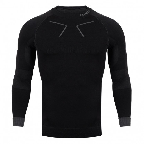 Alpinus meeste termoaktiivne särk Tactical Base Layer GT43219 M, must-hall