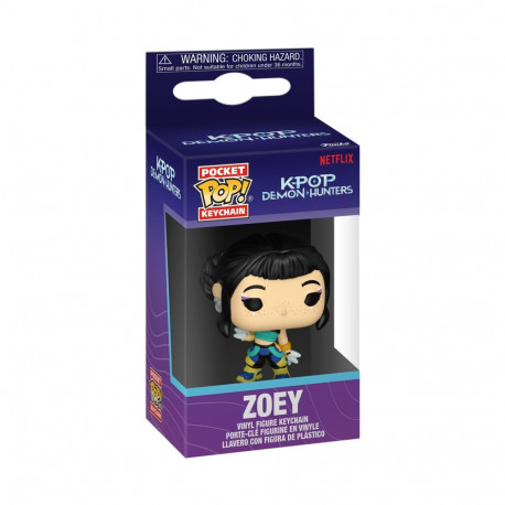 FUNKO POP! Keychain: KPop Demon Hunters - Zoey