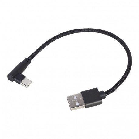 Cablexpert USB Type-C nurkne laadimis- ja andmesidekaabel CC-USB2-AMCML-0.2M