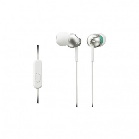 Sony EX seeria valged kõrvasisesed kõrvaklapid MDR-EX110AP