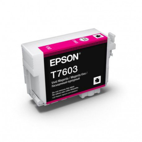 "EPSON 5LB T7603 ink cartridge vivid magenta high capacity 25 9ml 1356 pages 1-pack"