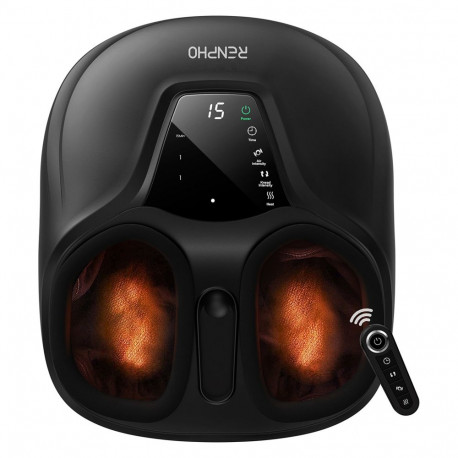 "RENPHO Shiatsu Foot Massager black Schwarz PEU-RP-FM058R-BK PEURPFM058RBK (PEU-RP-FM058R-BK)"