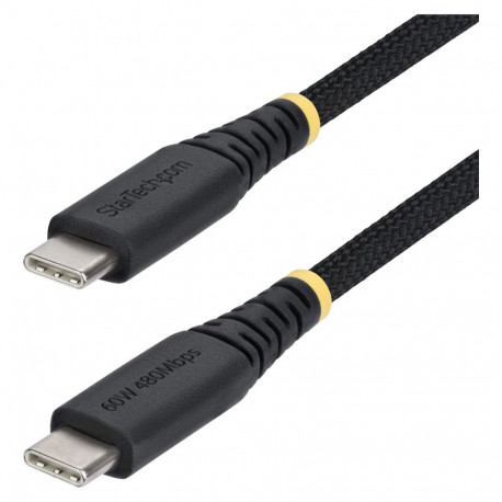 "STARTECH.COM 2m USB-C Ladekabel 60W 3A PD Zweischichtige geflochtene Nylon-TPE-Hulle Robustes USBC 