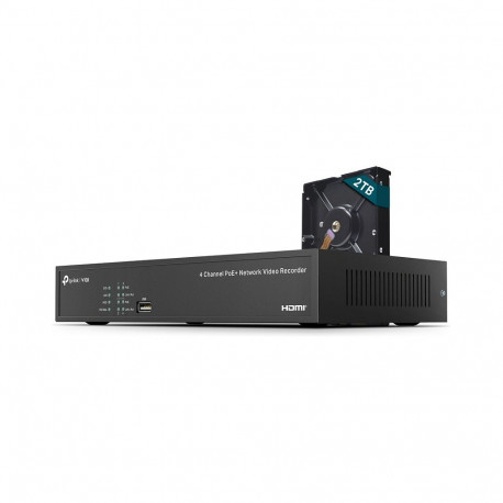 "VIGI NVR1004H-4P-2TB VIGI 4 Channel PoE Video Recorder"