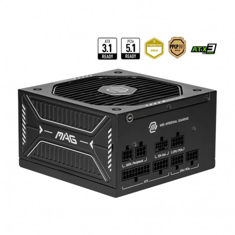 MSI MAG A650GLS 650W PCIE5 toiteplokk