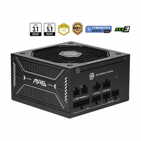 750W MSI MAG A750GLS PCIE5 toiteplokk