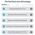 "StarTech MOBILE TV CART FOR 37-70 TVS"