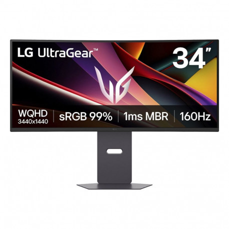 86,4 cm/34" (3440×1440) LG UltraGear 34G600A-B 21:9 VA 1 ms (MBR) 160 Hz HDMI ×2 DisplayPort FreeSyn