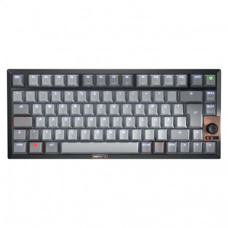 "Cherry Keyboard Wireless MX 2A silent red LT DE SChwarz"