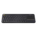 Logitech K400 Plus must juhtmevaba puutetundlik UK