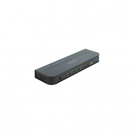 "DisplayPort 1.4 KVM Switch 8K 30 Hz mit USB 5 Gbps und Audio"