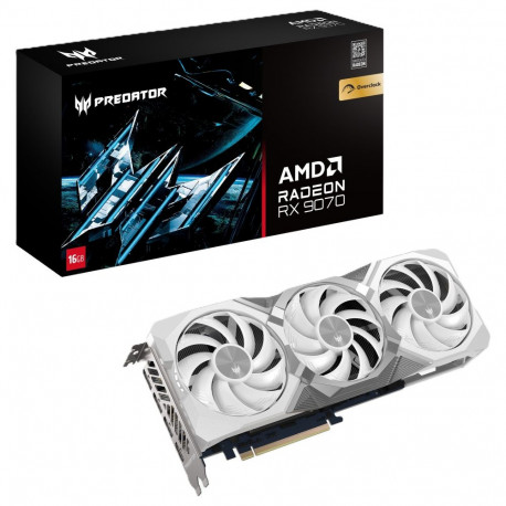 "RX 9070 16GB Acer Predator BiFrost OC GDDR6 WHITE"