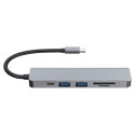 "CONCEPTRONIC Dock USB-C->HDMI.2xUSB-A3.0.60WPD.+ 15cm gr"