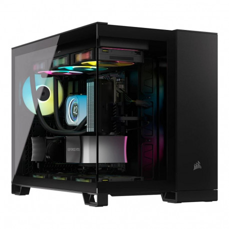 Corsair 2500X RGB must Midi Tower mATX mänguri korpus