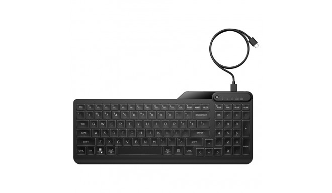 "HP 405 Multi-Device Backlit Wired Keyboard"