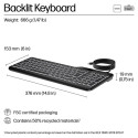 "HP 405 Multi-Device Backlit Wired Keyboard"