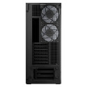 "Arctic Xtender (Black) mirrow black window with GPU vertical mount"