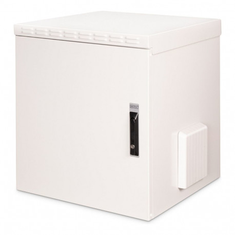 "Wandschrank 19"" 12HE Digitus, Outdoor, IP55 713x600x600 mm, Farbe Grau (RAL 7035)"