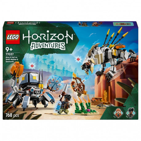 LEGO 77037 Horizon Adventures Aloy ja Varl vs. Panzerwanderer ja Sägezahn