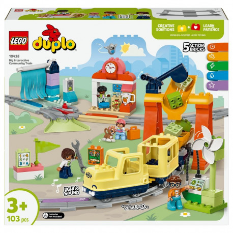 "LEGO 10428 DUPLO Town Groe interaktive Eisenbahn"