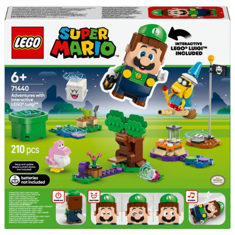"LEGO 71440 Super Mario Abenteuer mit dem interaktiven LEGO Luigi"
