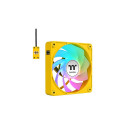 "120mm Thermaltake CT120 EX Reverse ARGB Sync PC Cooling Fan Bumblebee 3 Pack"