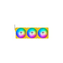 "120mm Thermaltake CT120 EX Reverse ARGB Sync PC Cooling Fan Bumblebee 3 Pack"