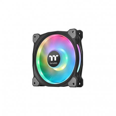 "120mm Thermaltake Riing Duo 12 RGB Radiator Fan 3 Pack Black"