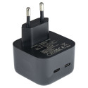 Inter-Tech PD-2036 must 36W USB-C laadija