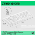 HP 350 kompaktne mitme seadme Bluetooth valge