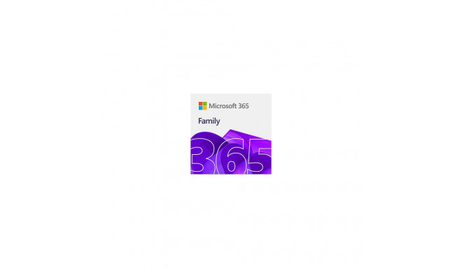Microsoft 365 Family 6 PC/MAC 1 year ESD-download - Viirustõrje ...