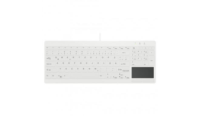 "Cherry Active KEY MTA AK-C7412F Corded DE-Layout IP68 weiß"