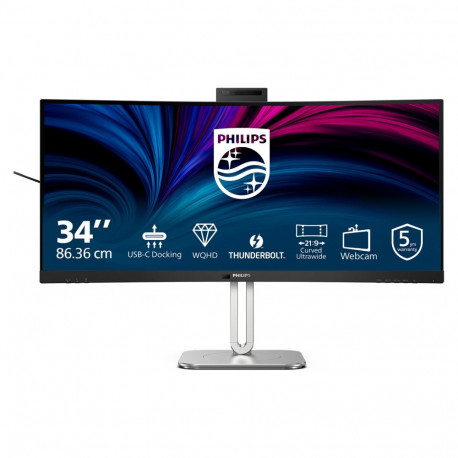 "Philips 86.4cm (34.0"") 34B2U6603CH 21:09 HDMI+DP+USB-C gray"
