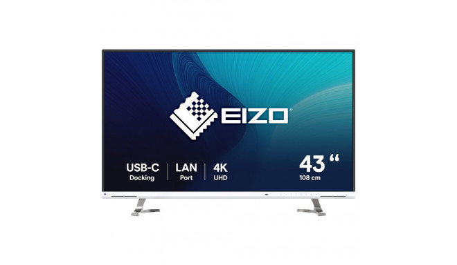 EIZO 108 cm (42,5-tolline) EV4340X-WT 16:09 4K 2xHDMI+DP+USB-C IPS