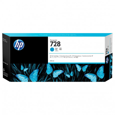 "HP 728 300-ml Cyan Tintenpatrone"