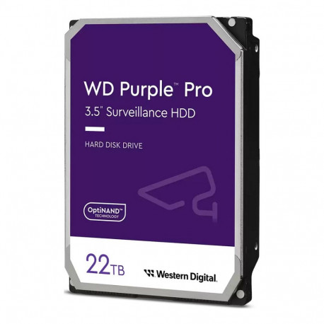 "WD Purple Pro 22TB SATA 6Gb/s HDD 8,89cm 3,5Zoll internal 7200Rpm 512MB Cache 24x7 Bulk"