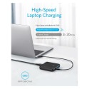 "Anker 543 PowerPort Atom III Charger 65W Slim 4-Port GaN 1 x USB-C 45W 1 x USB-C 20W 2 x USB-A"