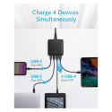 "Anker 543 PowerPort Atom III Charger 65W Slim 4-Port GaN 1 x USB-C 45W 1 x USB-C 20W 2 x USB-A"