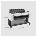 "T HP DesignJet T1600dr PostScript Großformatdrucker Plotter"