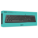 Logitech K120 prantsuse asetus