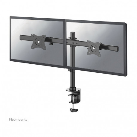 Neomounts FPMA-DCB100DBLACK lauakinnitus kahele lameekraanile kuni 27" (69 cm)