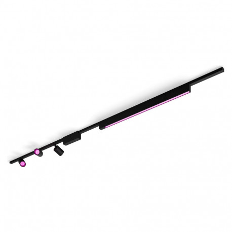 Philips Hue Perifo must laevalgusti baaskomplekt, 3 prožektorit + valgusriba