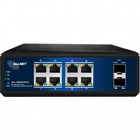 "8+2P ALLNET ALL-SGI8108v2 industrial"
