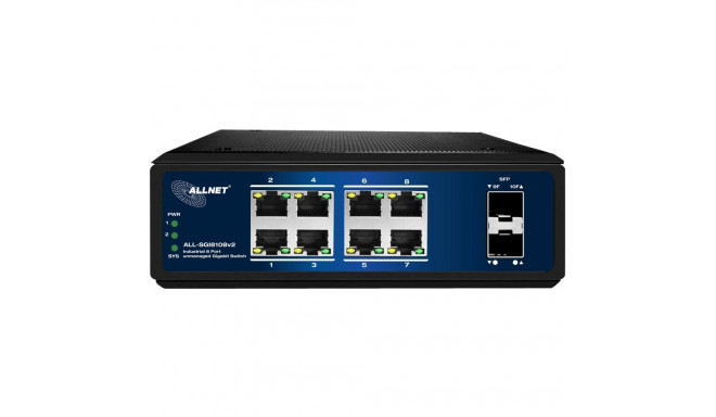 8+2P ALLNET ALL-SGI8108v2 tööstuslik