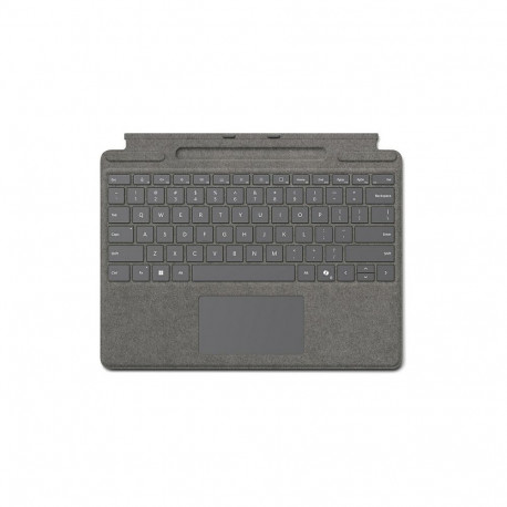 "Microsoft Surface Pro 10/11/FB Keyboard + Copilot Taste - Alcantara Platin"