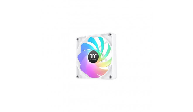 "120mm Thermaltake CT120 Reverse ARGB Sync PC Cooling Fan White 2 Pack"