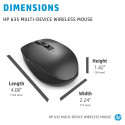 HP Multi-Device 635 must juhtmevaba hiir