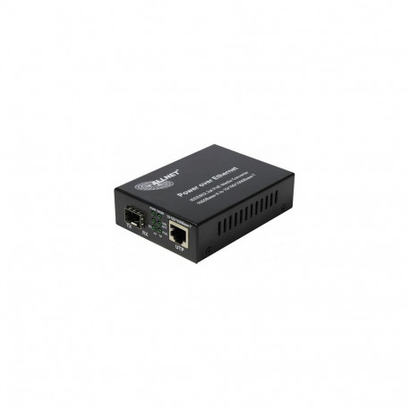 Z ALLNET meediakonverter PoE (15,4W/30W) 1000BASE-SX/LX ühe-/mitmemoodiline SFP Mini-GBIC pesa ALL-M